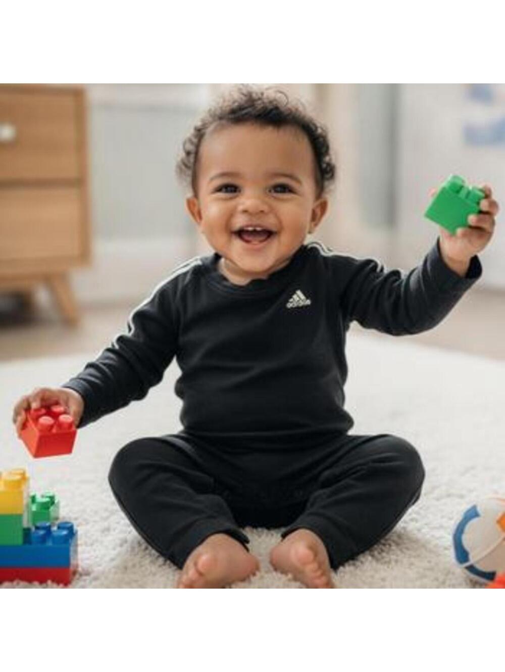 Adidas 3 Stripe Tricot Kid's Size 12 Month One Piece